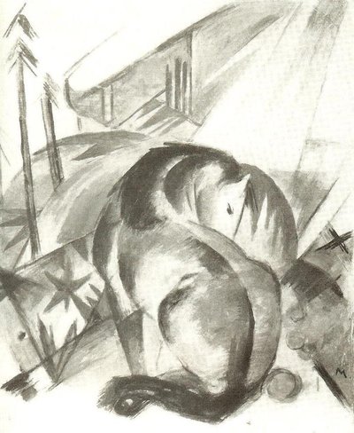 Horse by Franz Marc